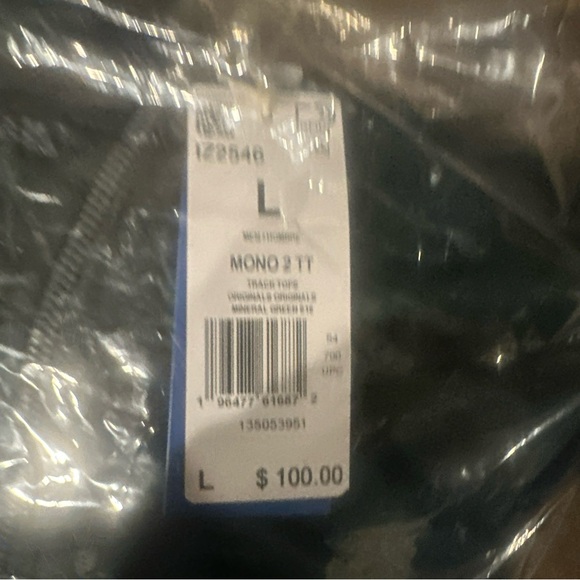 Adidas Original Mineral Green Track Top / Mono 2 TT IZ2546 - Picture 6 of 6